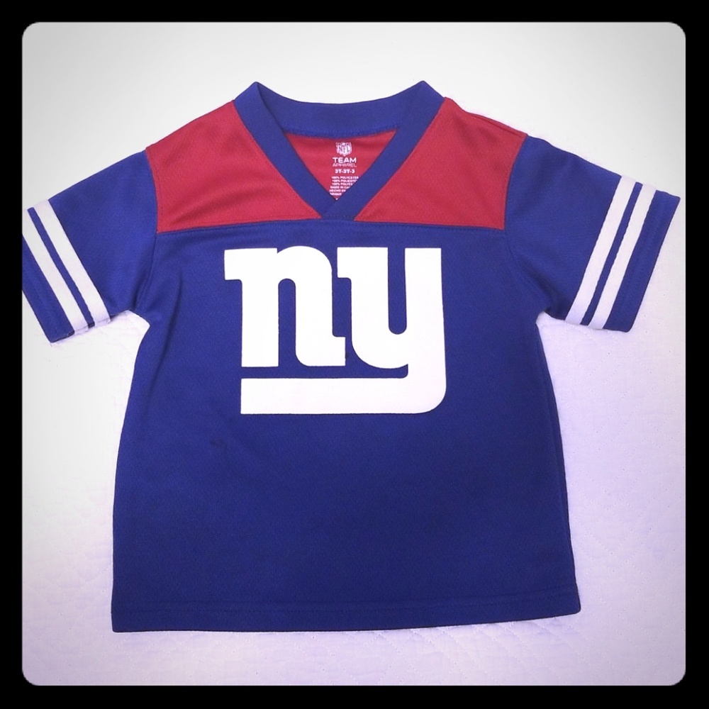 Official NFL Team Apparel NY Giants Toddler Jersey